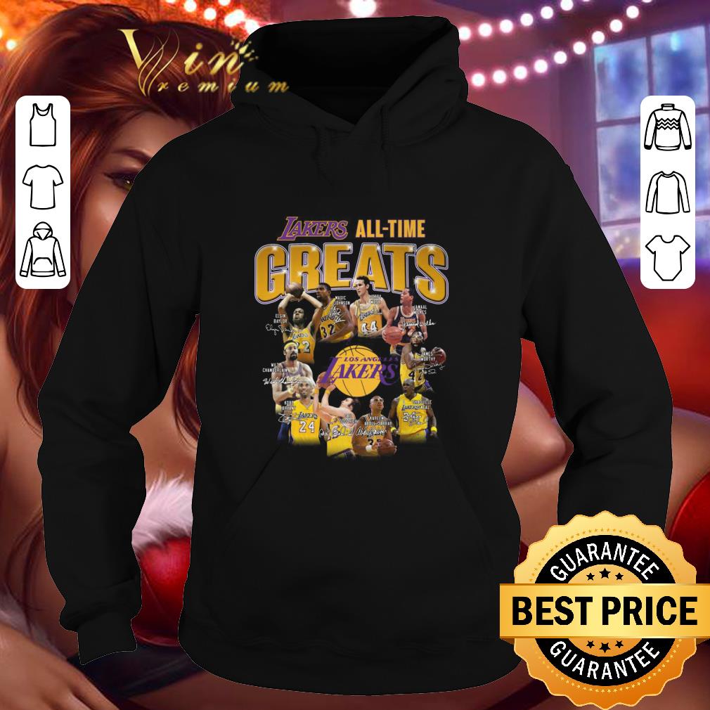 Lakers all time greats legends signatures shirt 2 Lakers all time greats legends signatures shirt