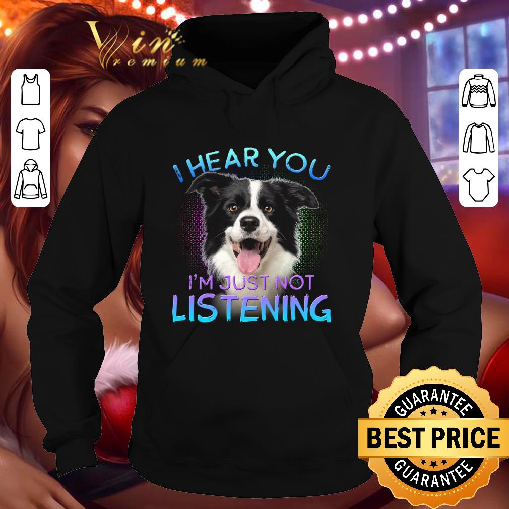 Border Collie i hear you i'm just not listening shirt 2 Border Collie i hear you i'm just not listening shirt