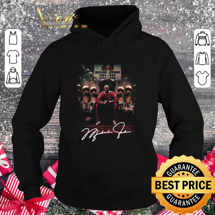 Official 23 Michael Jordan 1984-1993 signature shirt 2 Official 23 Michael Jordan 1984-1993 signature shirt