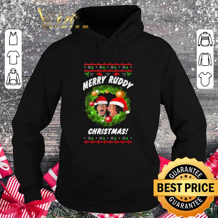Official Merry Ruddy Christmas Bottom Richie & Eddie Hitler Xmas Ugly shirt 2 Official Merry Ruddy Christmas Bottom Richie & Eddie Hitler Xmas Ugly shirt