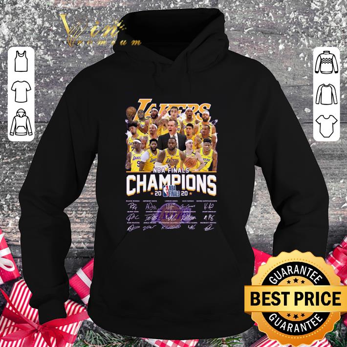 Best Lakers NBA Finals Champions 2020 signatures shirt 2 Best Lakers NBA Finals Champions 2020 signatures shirt