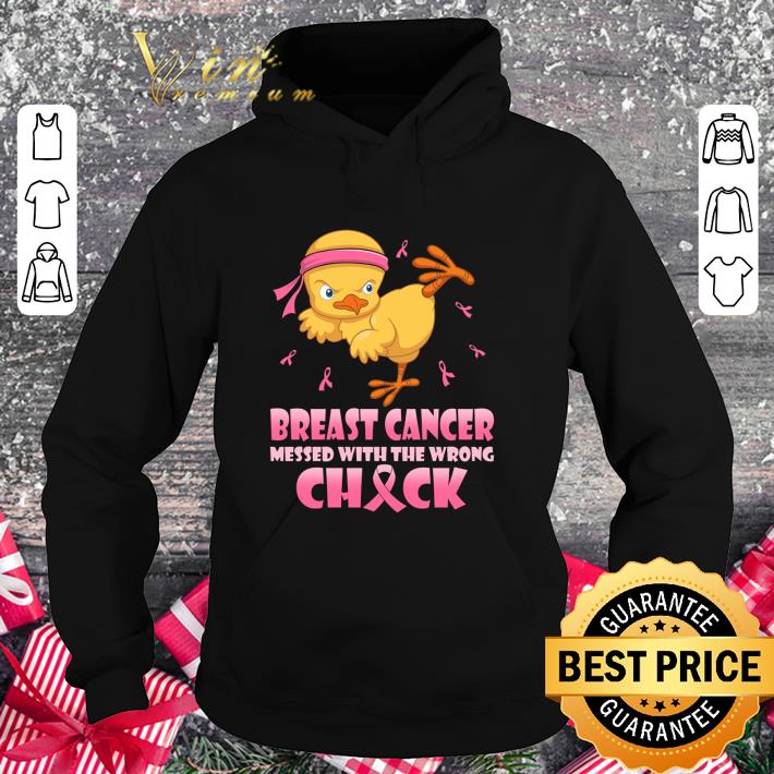 Original Breast Cancer awareness messed with the wrong chick Karate shirt 2 Original Breast Cancer awareness messed with the wrong chick Karate shirt