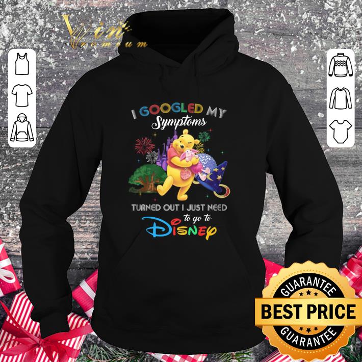 Official Disney Pooh hug Piglet I Googled My Symptoms shirt 2 Official Disney Pooh hug Piglet I Googled My Symptoms shirt