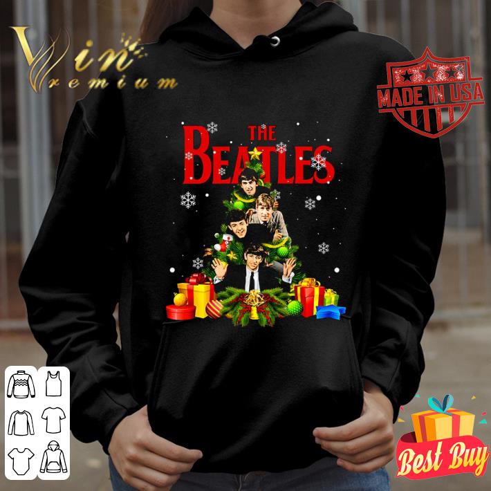 Official The Beatles Band Christmas Tree shirt 2 Official The Beatles Band Christmas Tree shirt