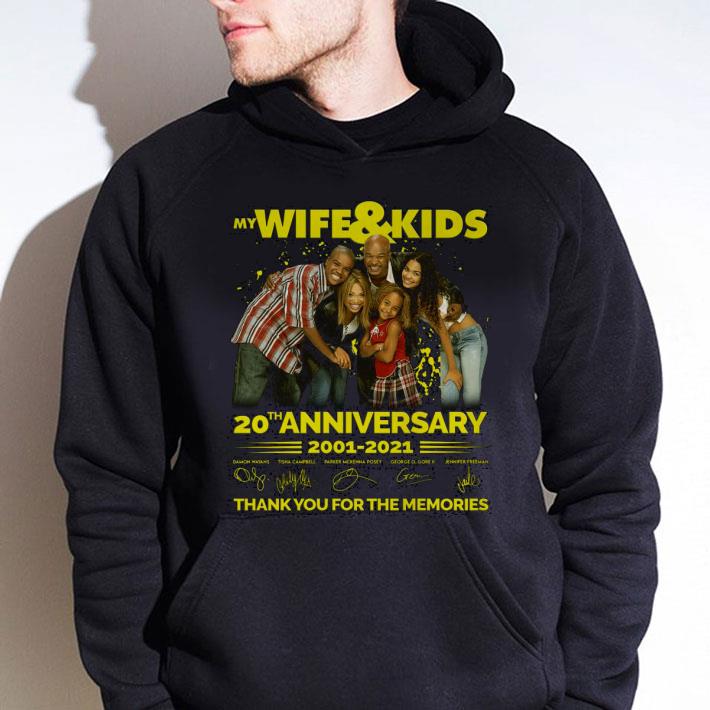 Best My Wife & Kids 20th Anniversary 2001-2021 Signatures shirt 2 Best My Wife & Kids 20th Anniversary 2001-2021 Signatures shirt