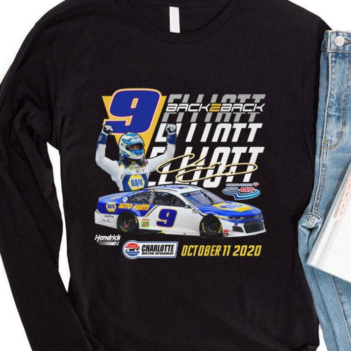 Official 9 Chase Elliott Back 2 Back October 11 2020 shirt 2 Official 9 Chase Elliott Back 2 Back October 11 2020 shirt