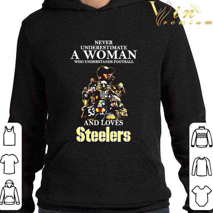 Never Underestimate A Woman Who Love Pittsburgh Steelers shirt 2 Never Underestimate A Woman Who Love Pittsburgh Steelers shirt