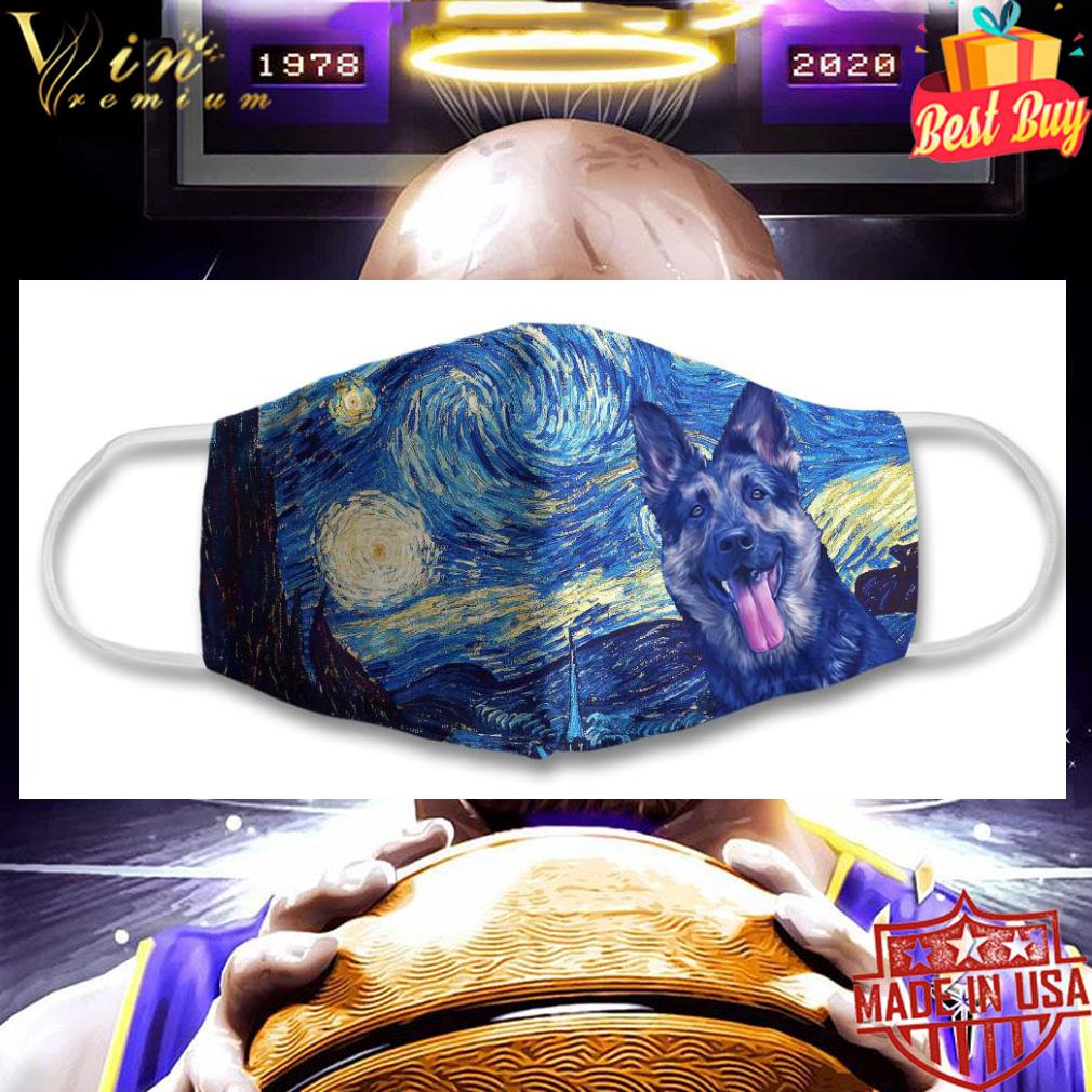 German Shepherd Starry Night Face Mask 2 German Shepherd Starry Night Face Mask