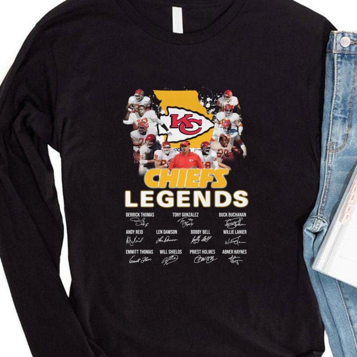 Official Missouri Kansas City Chiefs legends signatures shirt 2 Official Missouri Kansas City Chiefs legends signatures shirt