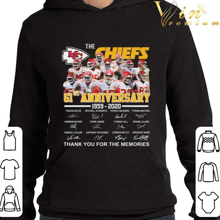 Kansas City Chiefs The Chiefs 61st Anniversary 1959-2020 Signatures shirt 2 Kansas City Chiefs The Chiefs 61st Anniversary 1959-2020 Signatures shirt