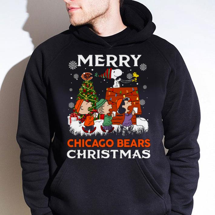 Premium Peanuts Characters Snoopy Merry Chicago Bears Christmas shirt 2 Premium Peanuts Characters Snoopy Merry Chicago Bears Christmas shirt