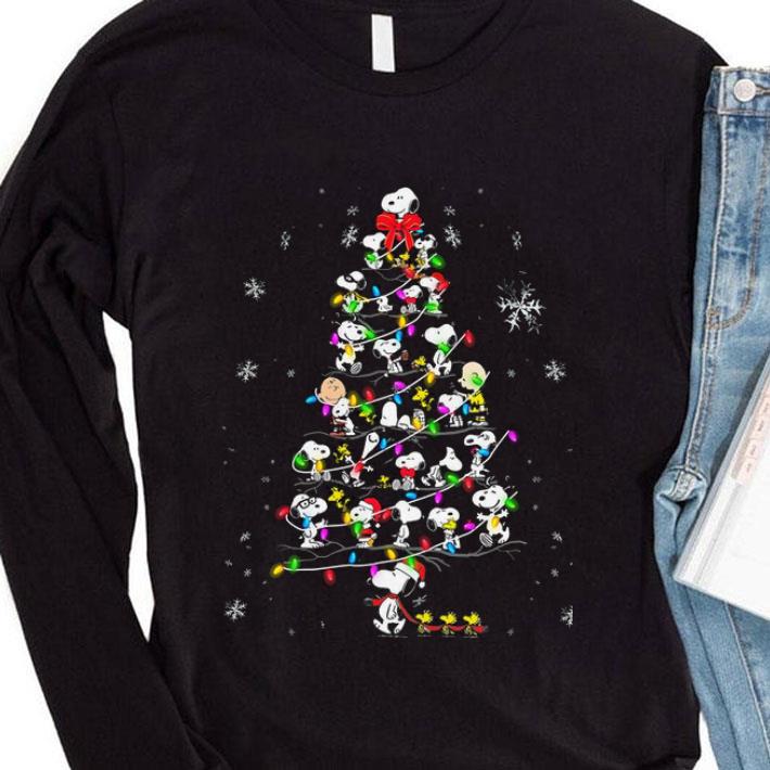 Hot Peanuts Snoopy Charlie Brown Woodstock Merry Christmas Tree shirt 2 Hot Peanuts Snoopy Charlie Brown Woodstock Merry Christmas Tree shirt