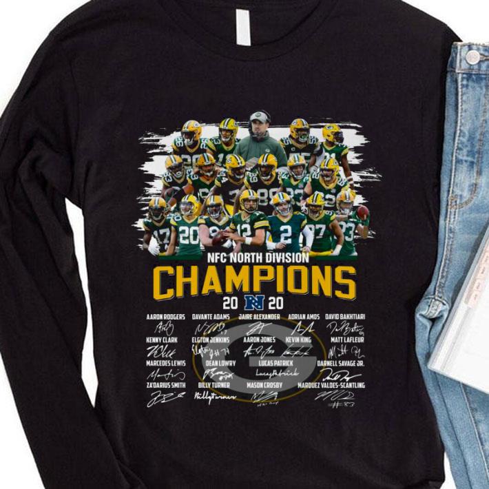 Best Packers NFC North Division Champions 2020 Signatures Aaron Rodgers shirt 2 Best Packers NFC North Division Champions 2020 Signatures Aaron Rodgers shirt