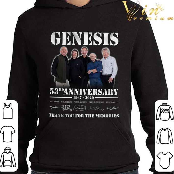 Genesis 53rd anniversary 1967-2020 thank you for the memories shirt 2 Genesis 53rd anniversary 1967-2020 thank you for the memories shirt