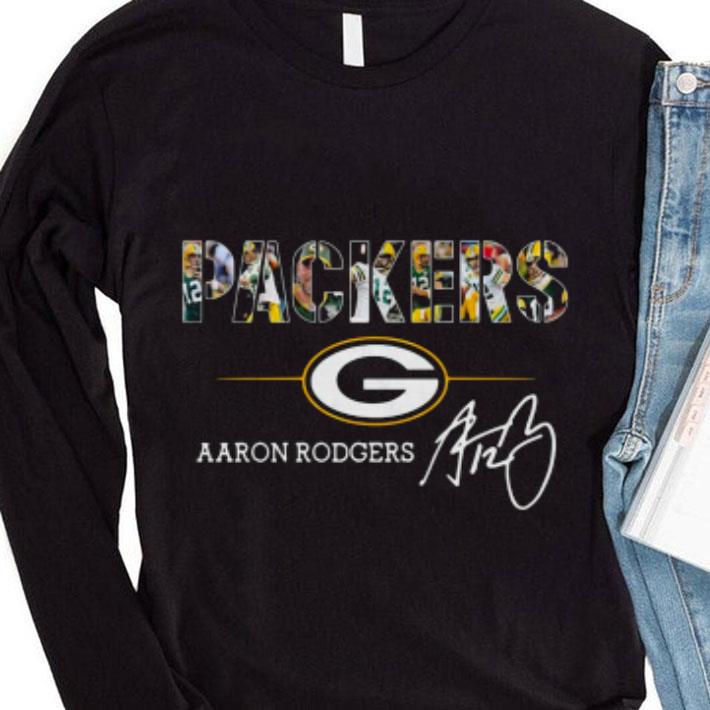 Green Bay Packers Aaron Rodgers Signature shirt 2 Green Bay Packers Aaron Rodgers Signature shirt