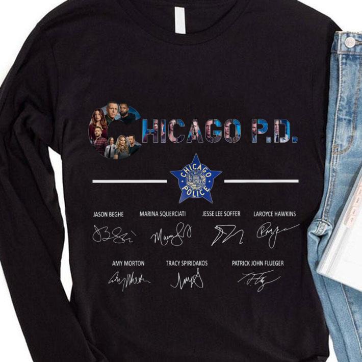 Original Chicago P.D. Signatures Marina Squerciati shirt 2 Original Chicago P.D. Signatures Marina Squerciati shirt