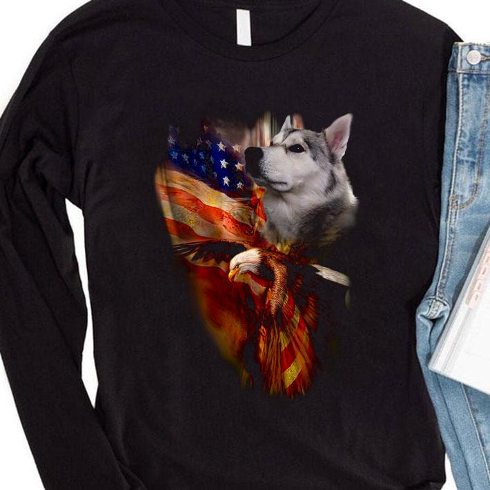 Hot Alaskan Malamute American Flag Wings shirt 2 Hot Alaskan Malamute American Flag Wings shirt