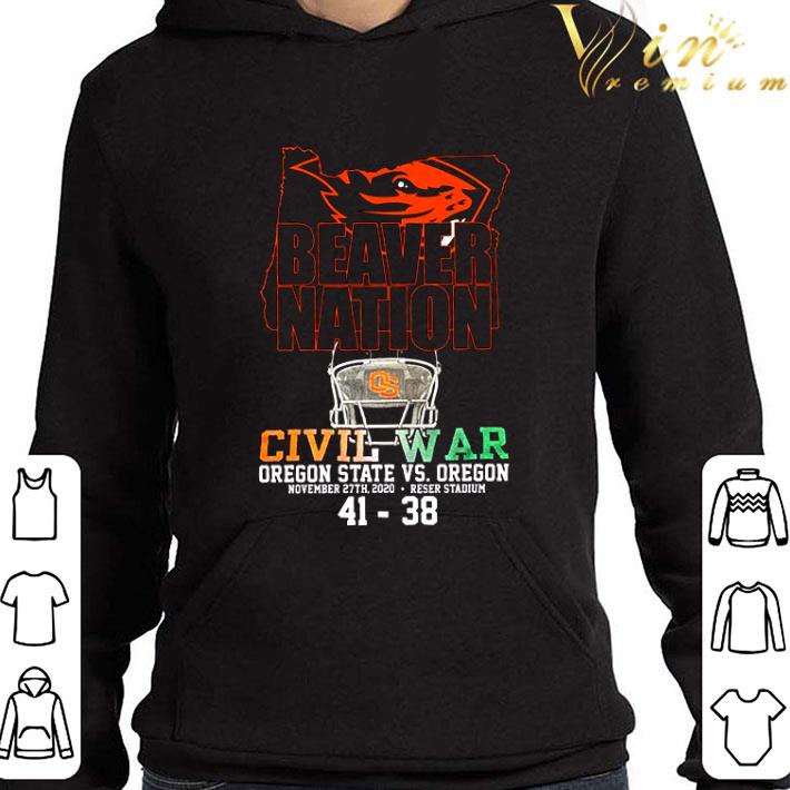 Beaver Nation Civil War Oregon State Vs Oregon Ducks 41-38 shirt 2 Beaver Nation Civil War Oregon State Vs Oregon Ducks 41-38 shirt