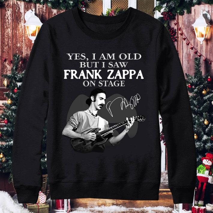 Hot Yes I Am Old But I Saw Frank Zappa Play Guitar On Stage Signature shirt 2 Hot Yes I Am Old But I Saw Frank Zappa Play Guitar On Stage Signature shirt