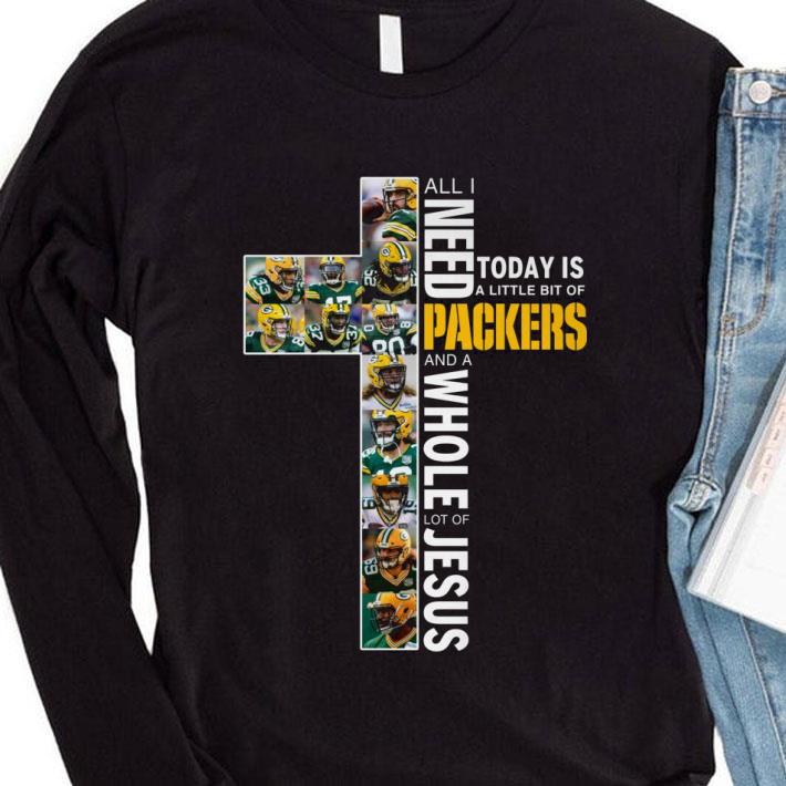 Hot Cross All I Need Today Is A Little Bit Of Green Bay Packers shirt 2 Hot Cross All I Need Today Is A Little Bit Of Green Bay Packers shirt