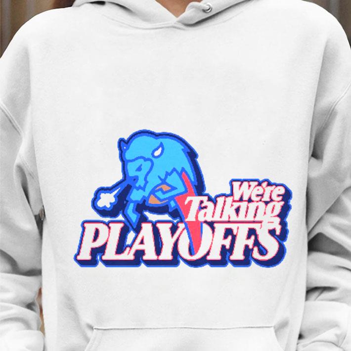 Logo Buffalo Bills We're Talking Playoffs shirt 2 Logo Buffalo Bills We're Talking Playoffs shirt