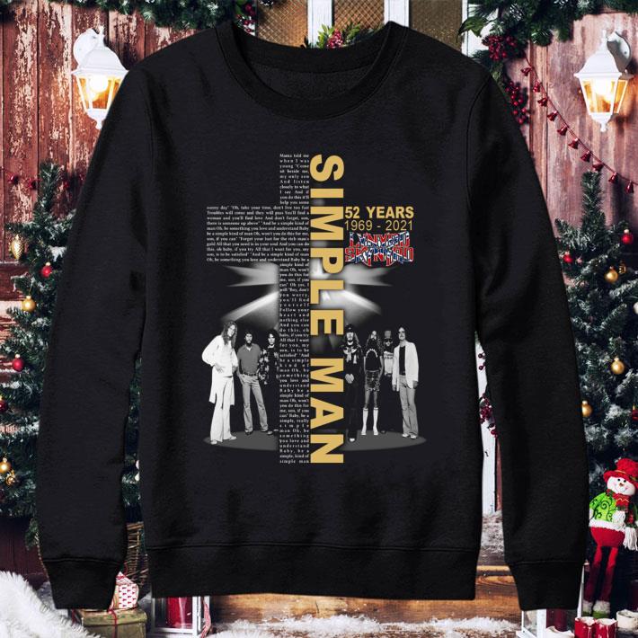 Simple Man 52 Years 1969-2021 Lynyrd Skynyrd Band shirt 2 Simple Man 52 Years 1969-2021 Lynyrd Skynyrd Band shirt