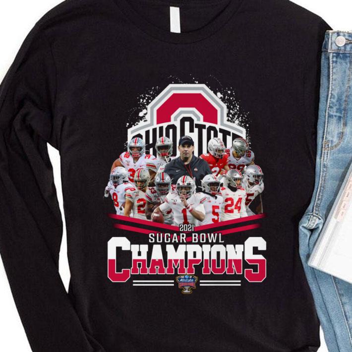Hot Ohio State Buckeyes 2021 Sugar Bowl Champions shirt 2 Hot Ohio State Buckeyes 2021 Sugar Bowl Champions shirt