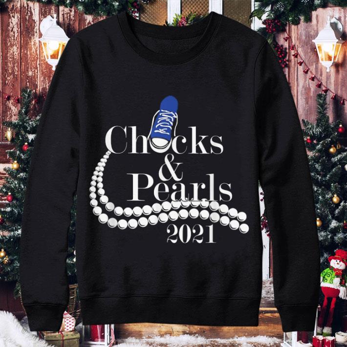 Kamala Harris Chucks and Pearls Blue Sneakers 2021 shirt 2 Kamala Harris Chucks and Pearls Blue Sneakers 2021 shirt