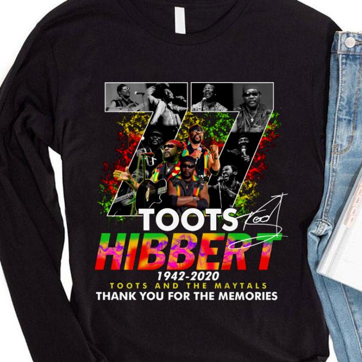 Official 77 years of Toots Hibbert 1942-2020 Toots And The Maytals Signature Shirt 2 77 years of Toots Hibbert 1942-2020 Toots And The Maytals Signature Shirt