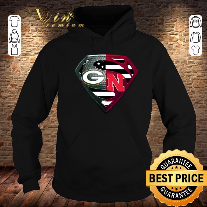 Original Green Bay Packers Vs Nebraska Cornhuskers Inside Superman Logo shirt 2 Green Bay Packers Vs Nebraska Cornhuskers Inside Superman Logo shirt