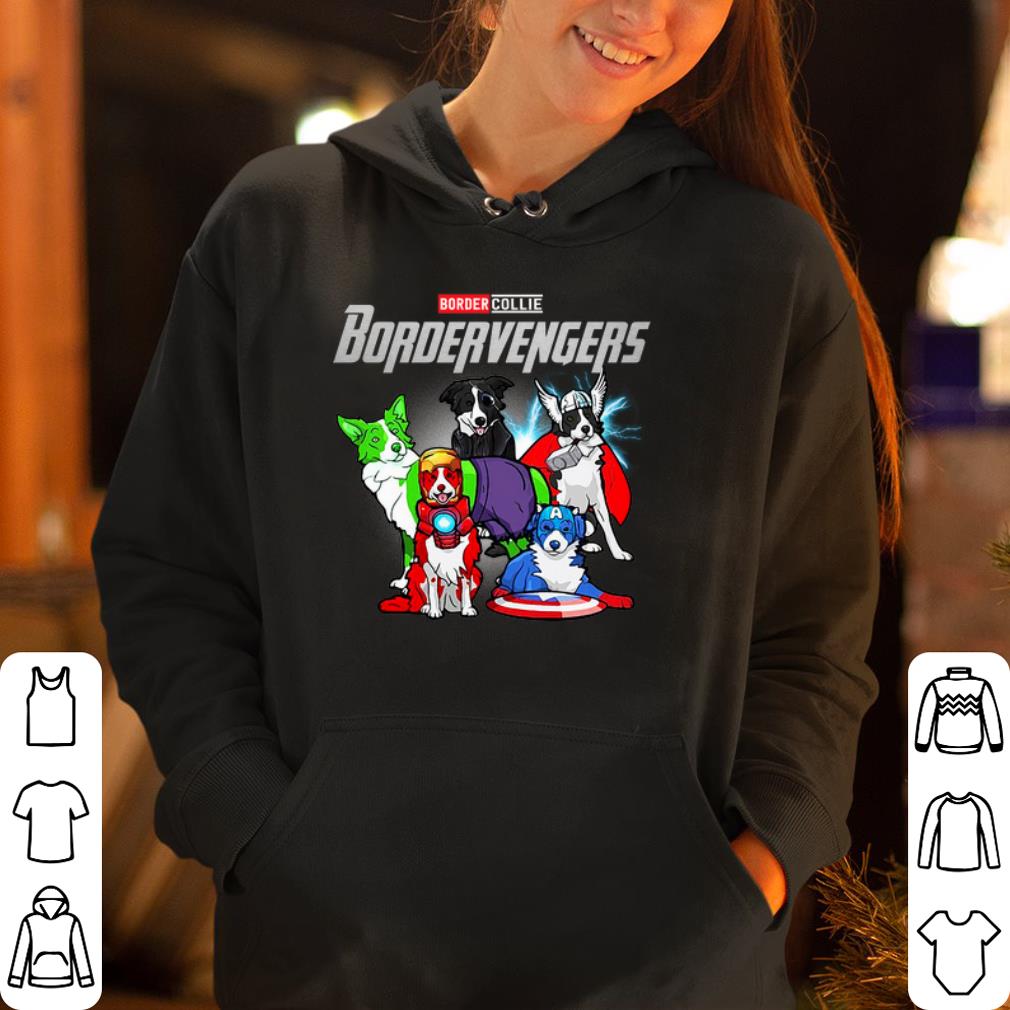 Marvel Avengers Border collie Bordervengers shirt 4 - Marvel Avengers Border collie Bordervengers shirt