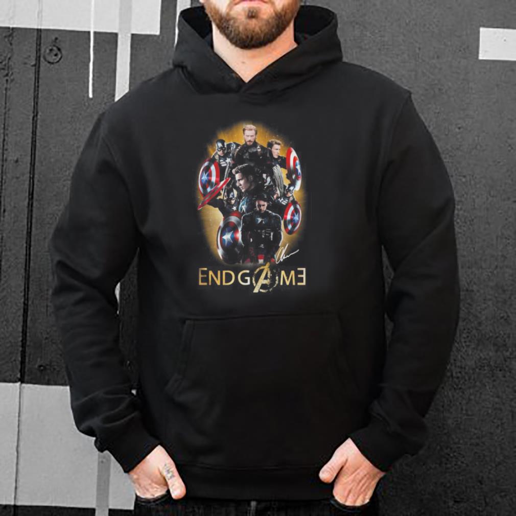Marvel Captain America Endgame signature shirt 4 - Marvel Captain America Endgame signature shirt