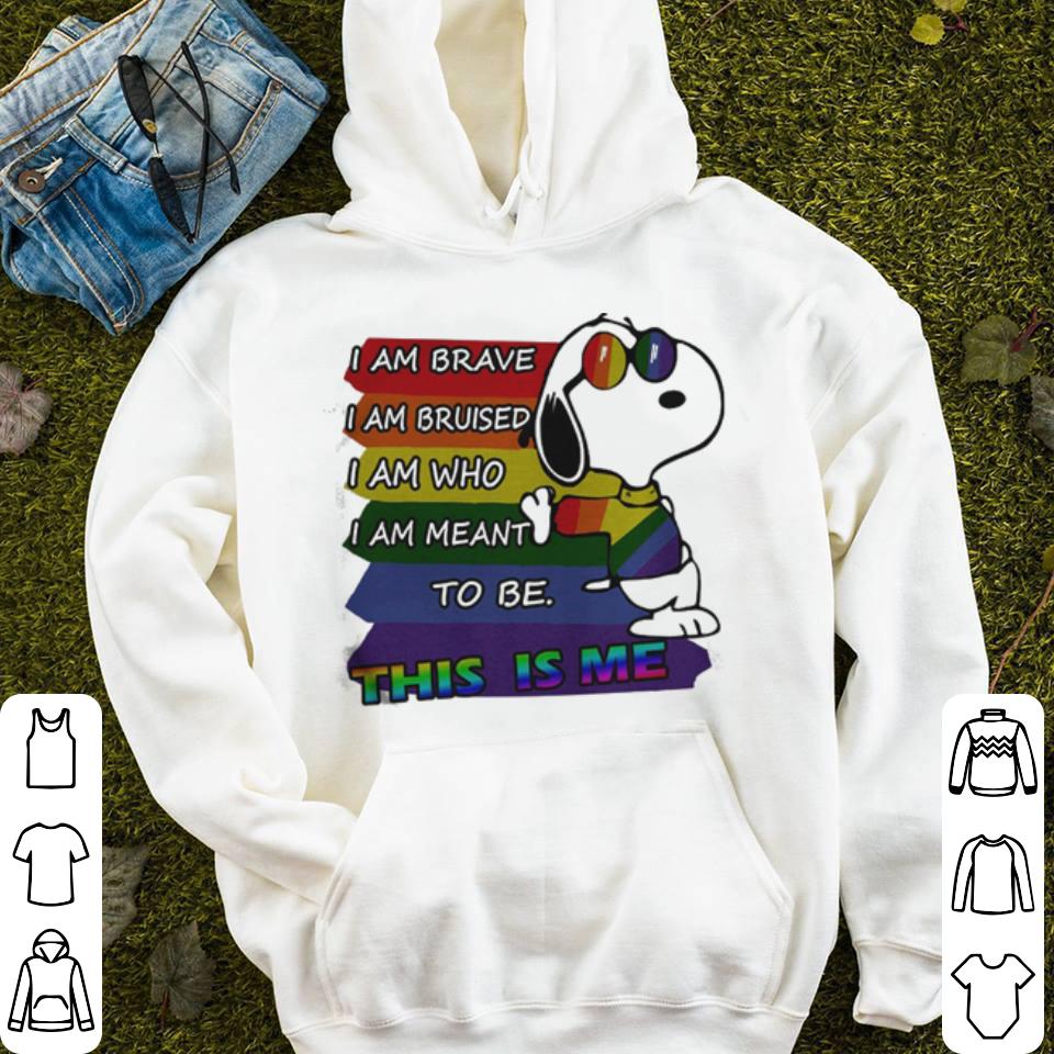 Snoopy I Am Brave I Am Bruised I Am Who shirt 4 - Snoopy – I Am Brave I Am Bruised I Am Who shirt