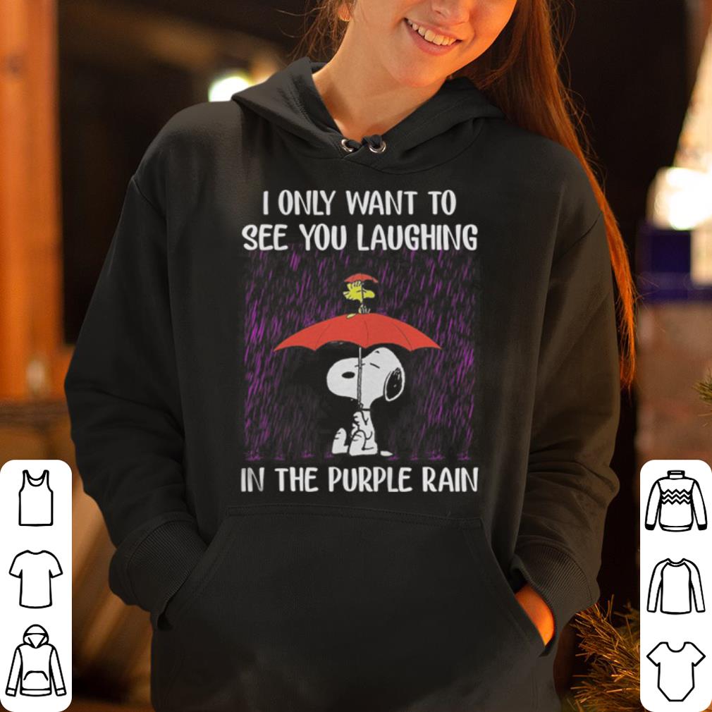 Snoopy I Only Want To See You Laughing In The Purple Rain shirt 4 - Snoopy – I Only Want To See You Laughing In The Purple Rain shirt