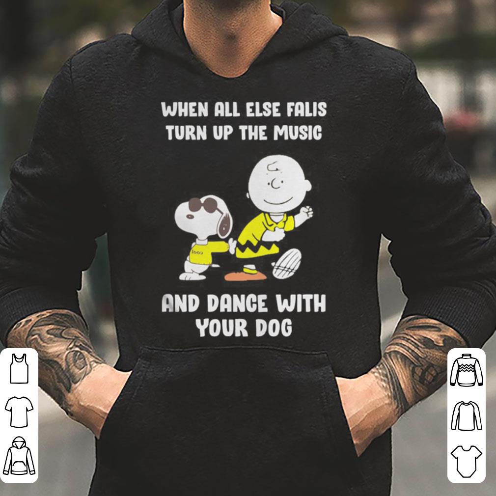 Snoopy When All Else Falis Turn Up The Music shirt 4 - Snoopy – When All Else Falis Turn Up The Music shirt