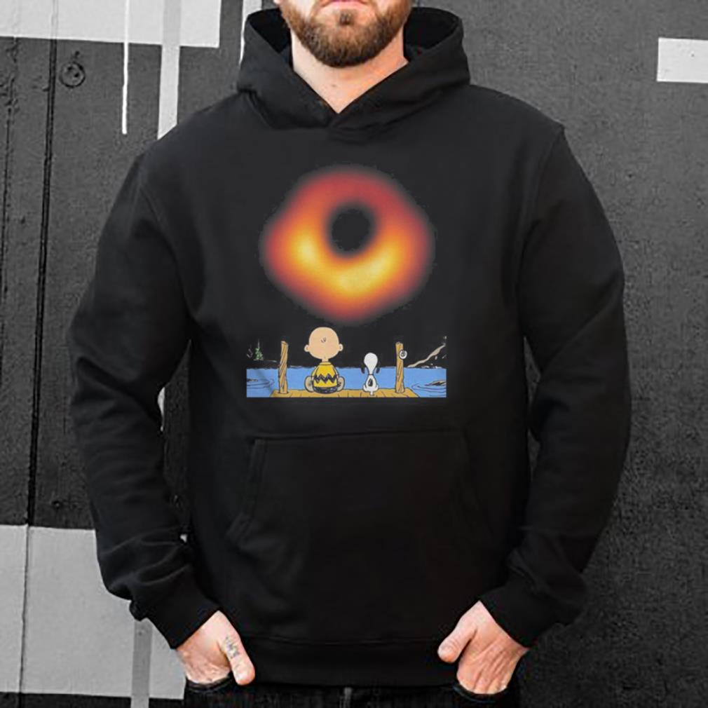 Snoopy and Charlie Lake Watching Black Hole 2019 shirt 4 - Snoopy and Charlie Lake Watching Black Hole 2019 shirt