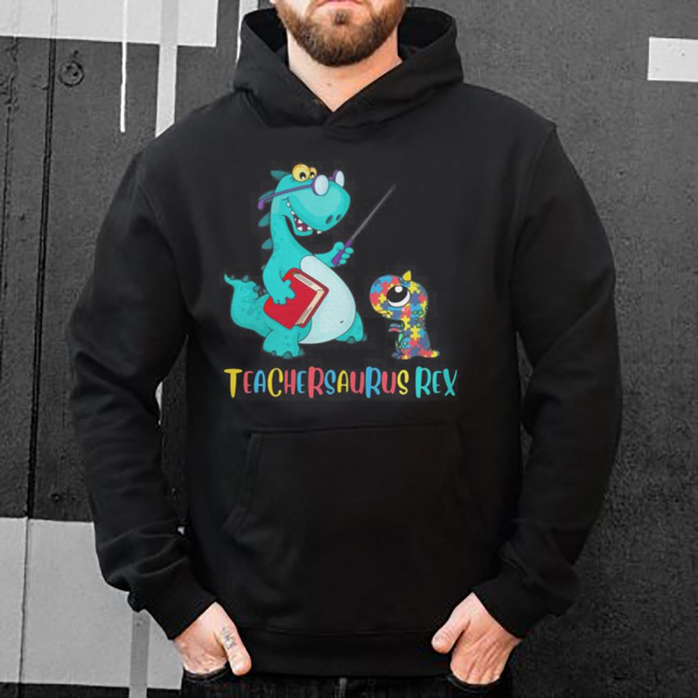 Teachersaurus Rex With Autism Rex For Autism Awareness Day shirt 4 - Teachersaurus Rex With Autism Rex For Autism Awareness Day shirt