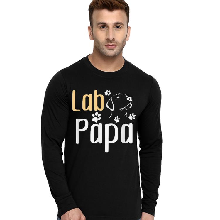Lab Papa With Cute Dog shirt 4 - Lab Papa With Cute Dog shirt