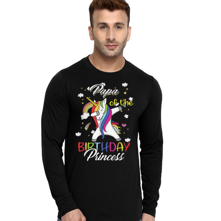 Papa Of The Rainbow Unicon Birthday Pricness Father s Day shirt 4 - Papa Of The Rainbow Unicon Birthday Pricness Father's Day shirt