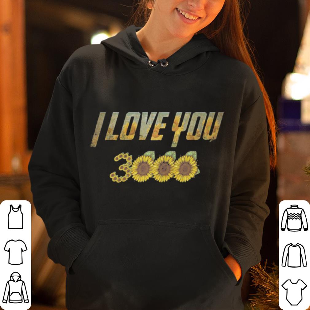 Sunflower Marvel Avengers Endgame Iron Man I love you 3000 shirt 4 - Sunflower Marvel Avengers Endgame Iron Man I love you 3000 shirt