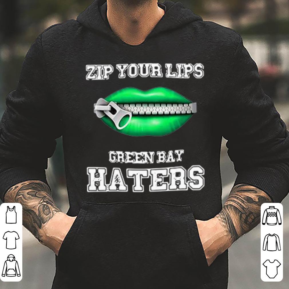 Zip your lips green bay packers haters shirt 4 - Zip your lips green bay packers haters shirt