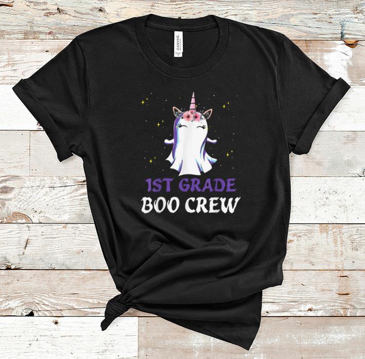 Awesome 1st Grade Boo Crew Halloween For Unicorn lovers shirt 1 - Awesome 1st Grade Boo Crew Halloween For Unicorn-lovers shirt