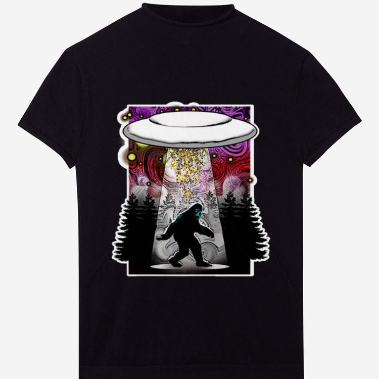 Awesome Extraterrestrial Flying Saucer Sasquatch Abduction shirt 1 - Awesome Extraterrestrial Flying Saucer Sasquatch Abduction shirt