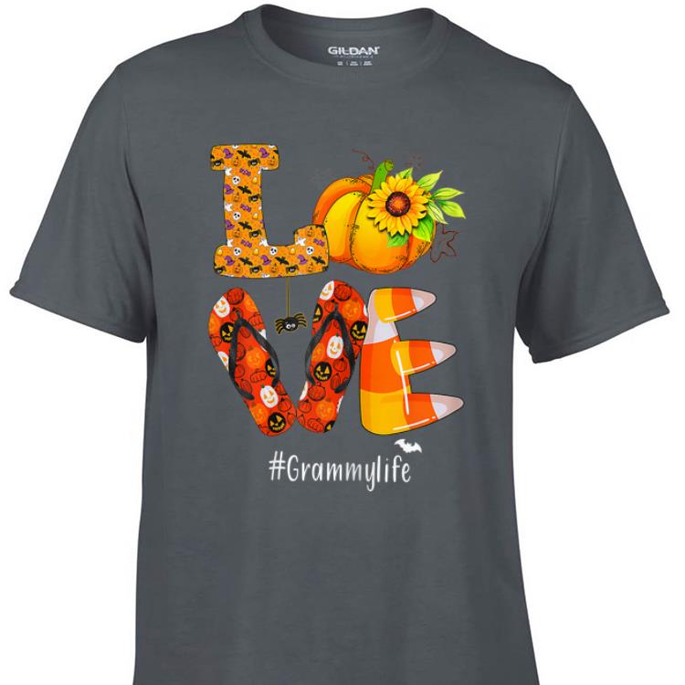 Awesome Love Grammylife Pumpkin Flip Flops Halloween shirt 1 - Awesome Love Grammylife Pumpkin Flip Flops Halloween shirt