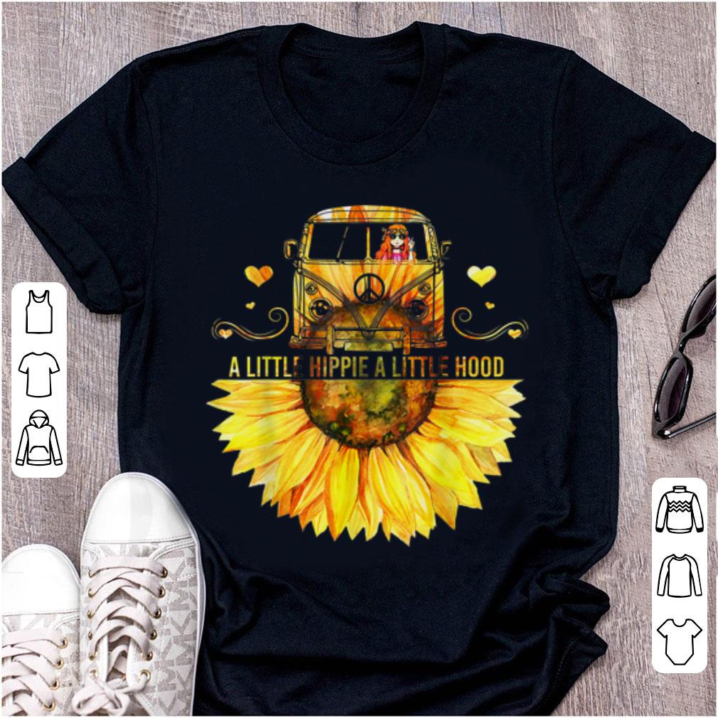 Awesome Sunflower Peace Bus A Little Hippie A Little Hood shirt 1 - Awesome Sunflower Peace Bus A Little Hippie A Little Hood shirt