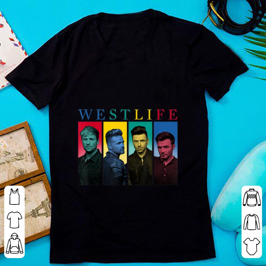 Awesome Westlife Colour Heads shirt 1 - Awesome Westlife Colour Heads shirt