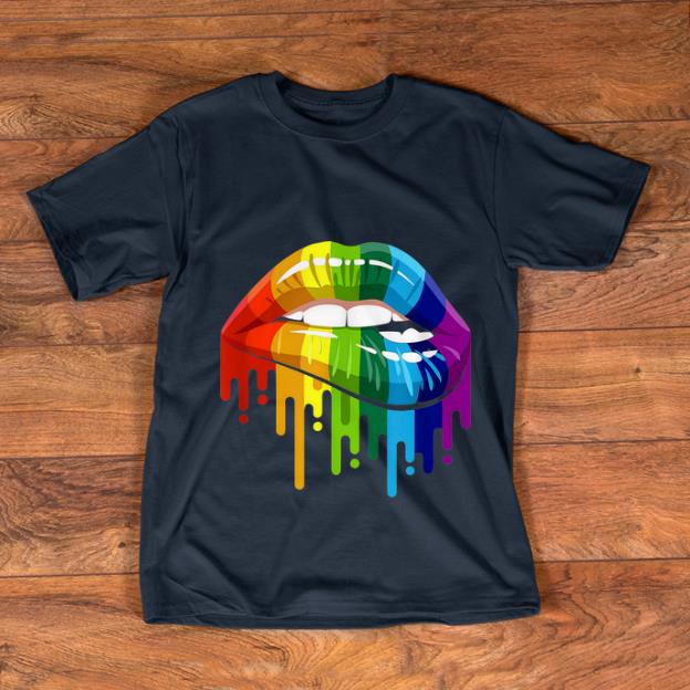 Hot Rainbow Lip LGBT Gay Lesbian Pride shirt 1 - Hot Rainbow Lip LGBT Gay Lesbian Pride shirt