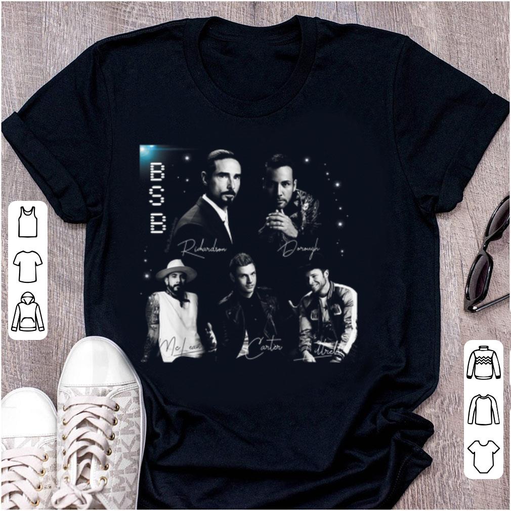Nice Backstreet Boy Member Signature BSB shirt 1 - Nice Backstreet Boy Member Signature BSB shirt