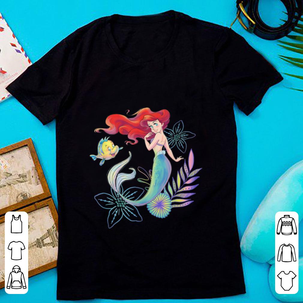 Nice Disney The Little Mermaid Ariel And Flounder Sea shirt 1 - Nice Disney The Little Mermaid Ariel And Flounder Sea shirt
