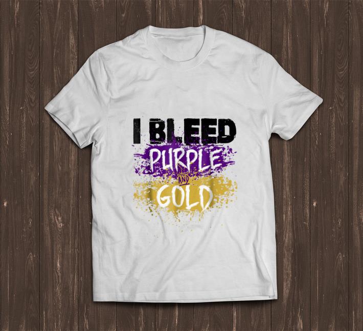 Nice I Bleed Purple And Gold shirt 1 - Nice I Bleed Purple And Gold shirt